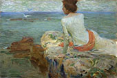Sea with a Figure in The Foreground 1902 By Jan Preisler