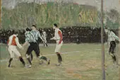 Soccer Match 1906 By Jan Preisler