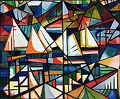 Boats Undated By Amadeo de Souza Cardoso