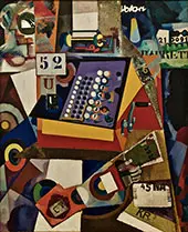 Cash Register c1917 By Amadeo de Souza Cardoso