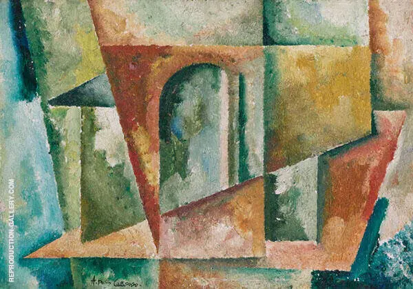 Cubist Landscape 1914 By Amadeo de Souza Cardoso