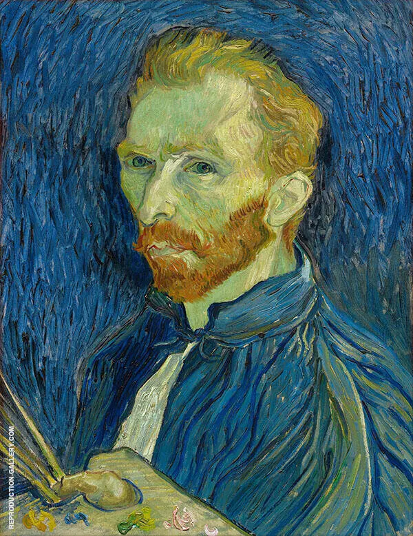 Self-Portrait 1899 By Vincent van Gogh