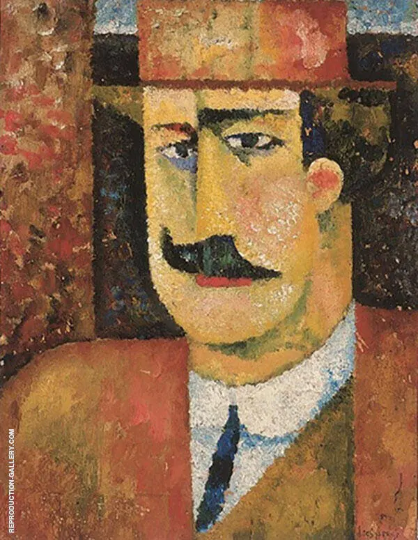 Portrait of Francisco Ferreira Cardosa By Amadeo de Souza Cardoso