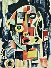 Red Blue Green 1916 By Amadeo de Souza Cardoso