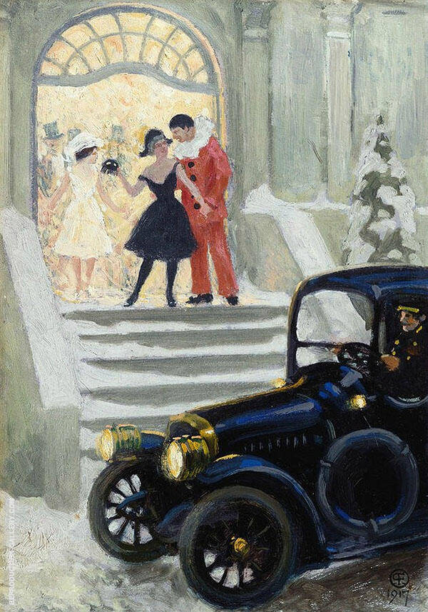 After The Ball by Paul Gustav Fischer | Oil Painting Reproduction