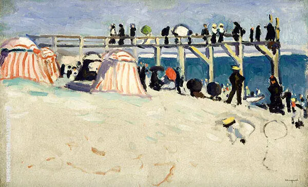 The Boardwalk Sainte Adresse By Albert Marquet