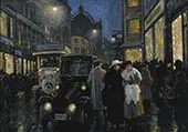 Evening Stroll By Paul Gustav Fischer