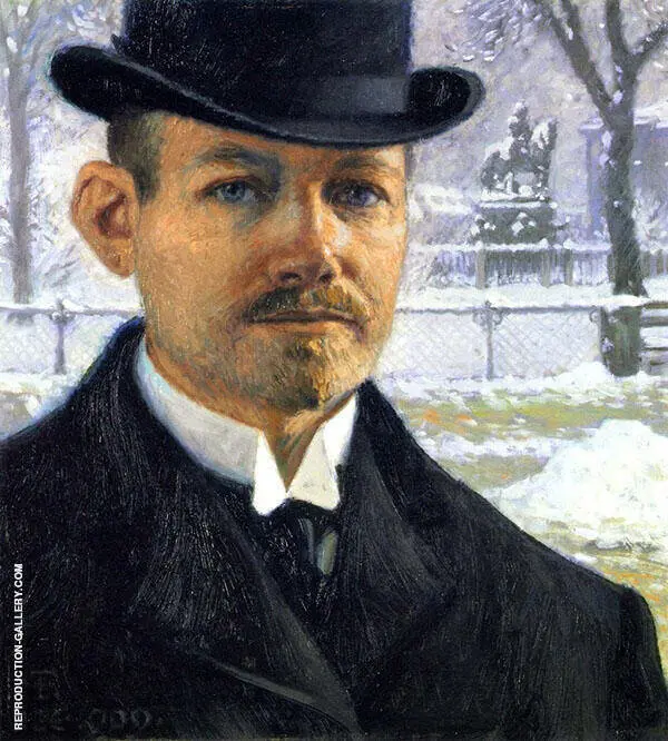Self Portrait 1909 By Paul Gustav Fischer