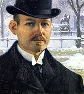 Self Portrait 1909 By Paul Gustav Fischer