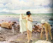 The Bathers By Paul Gustav Fischer