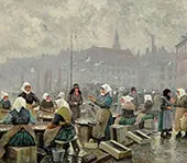 The Fish Market By Paul Gustav Fischer