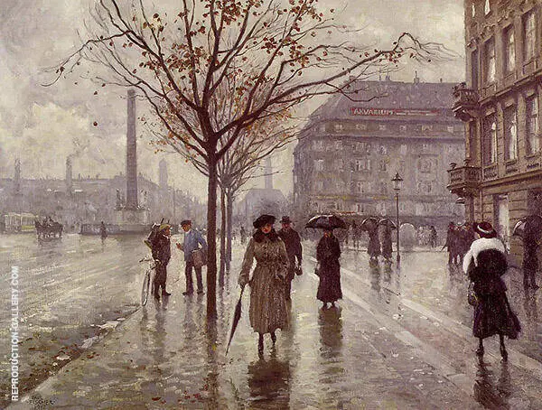 Vesterbrogade By Paul Gustav Fischer