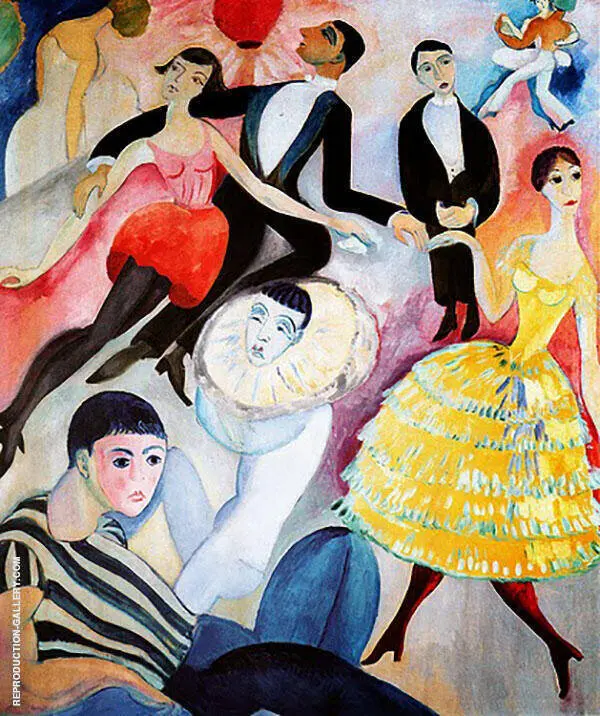 At The Party By Sigrid Hjerten