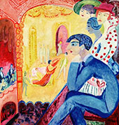 At The Theater By Sigrid Hjerten