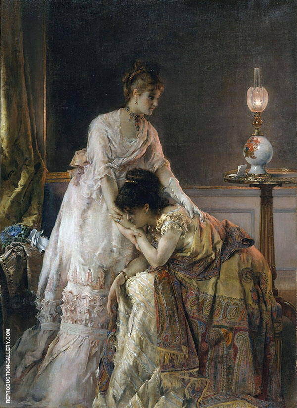 After the Ball 1874, aka Confidence | Oil Painting Reproduction