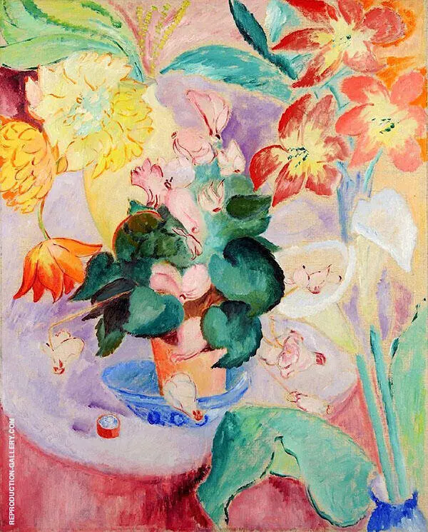 Floral Still Life By Sigrid Hjerten