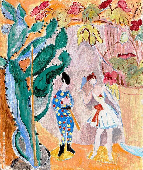 Harlequin and Columbine By Sigrid Hjerten