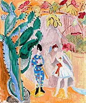 Harlequin and Columbine By Sigrid Hjerten