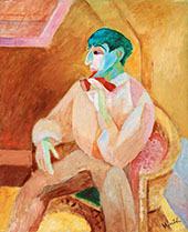 Isaac with a Pipe 1911 By Sigrid Hjerten
