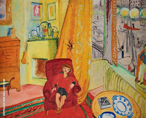 Ivan in Armchair By Sigrid Hjerten