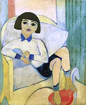 Ivan with Toy Horse By Sigrid Hjerten