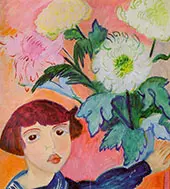 Ivan with Flowers By Sigrid Hjerten