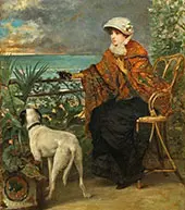 Lady with a Dog By Alfred Stevens