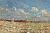 The Harbor at Ostend By Alfred Stevens