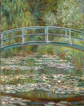 Bridge over a Pond of Water Lilies 1899 By Claude Monet