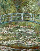 Bridge over a Pond of Water Lilies 1899 By Claude Monet