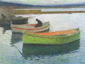 Bateaux de Peche de Collioure By Henri Jean Guillaume Martin