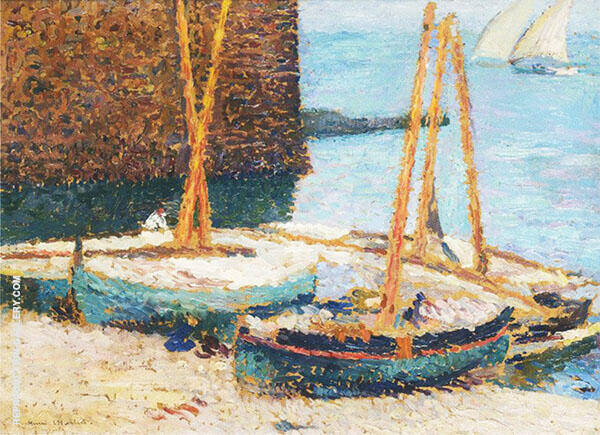 Bateaux Entree du Port Collioure | Oil Painting Reproduction
