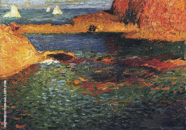 Bord de Mer a Regates By Henri Jean Guillaume Martin