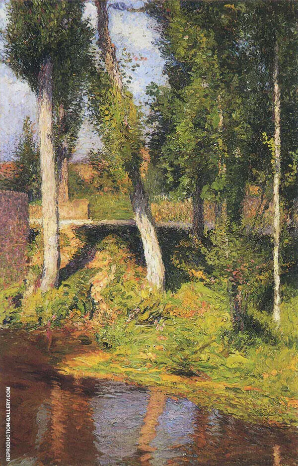 Bord de Riviere By Henri Jean Guillaume Martin