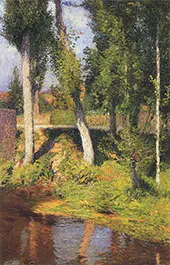 Bord de Riviere By Henri Jean Guillaume Martin