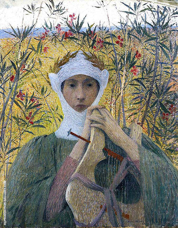 Clemence Isaure by Henri Jean Guillaume Martin | Oil Painting Reproduction