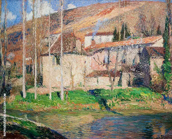 Vue de Labastide du Vert By Henri Jean Guillaume Martin