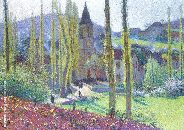 A Church in Labastide du Vert By Henri Jean Guillaume Martin