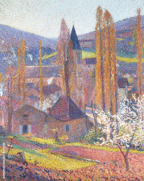 Church in Labastide in Spring | Oil Painting Reproduction