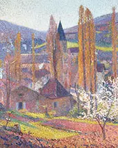 Church in Labastide in Spring By Henri Jean Guillaume Martin