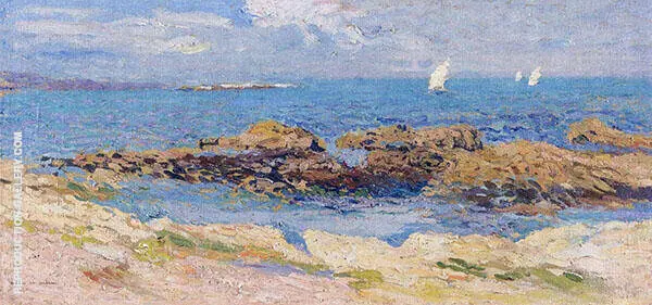 Environs de Saint Malo By Henri Jean Guillaume Martin