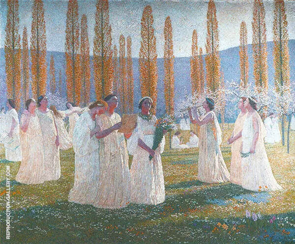 Etude Pour Les Champs Elysees By Henri Jean Guillaume Martin