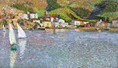 Hameau Face au Port de Collioure By Henri Jean Guillaume Martin