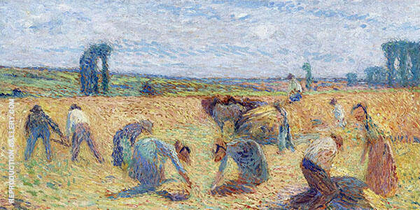 Harvesters by Henri Jean Guillaume Martin | Oil Painting Reproduction