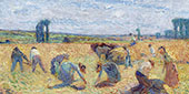 Harvesters By Henri Jean Guillaume Martin