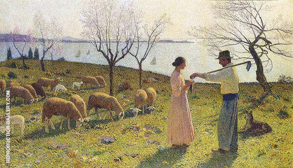 Idylle By Henri Jean Guillaume Martin