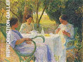Jeune Femmes en Jardin de Marquayrol By Henri Jean Guillaume Martin