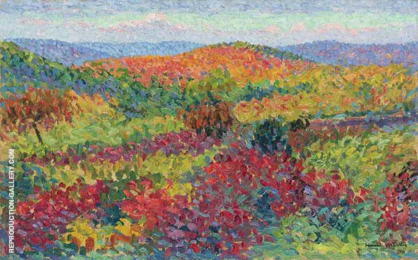 Landscape By Henri Jean Guillaume Martin