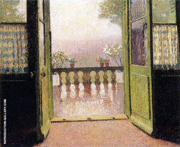 La Terrasse by Henri Jean Guillaume Martin | Oil Painting Reproduction