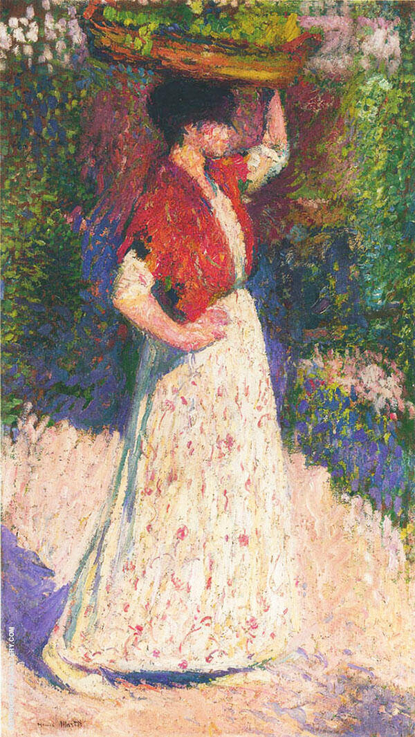Le Vendangeuse by Henri Jean Guillaume Martin | Oil Painting Reproduction